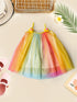 Pspeaches Multi-Color Net Dress (D25022690)