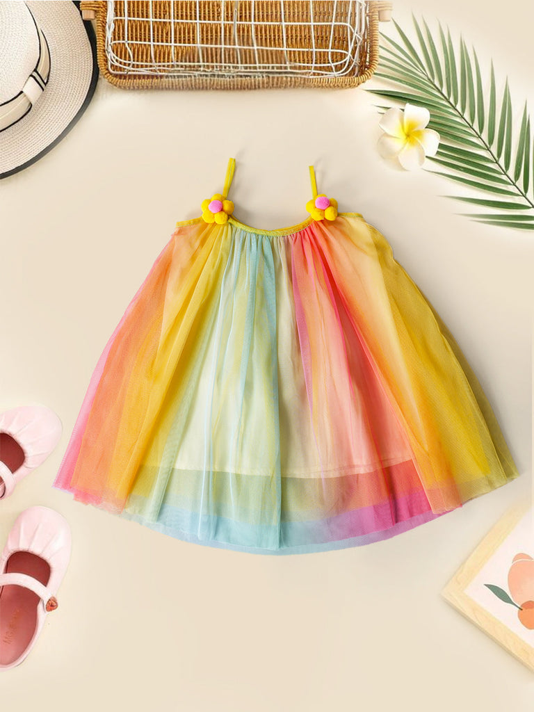 Pspeaches Multi-Color Net Dress (D25022690)