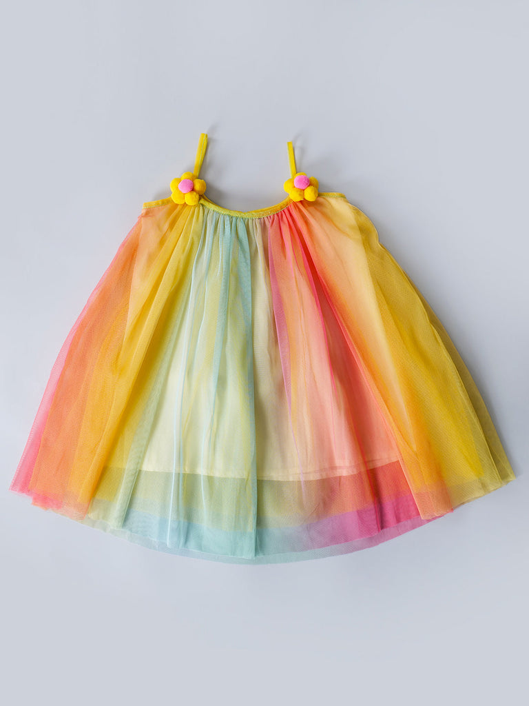Pspeaches Multi-Color Net Dress (D25022690)