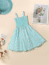 Pspeaches Blue Color Net Dress (D25022892)