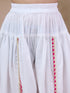 Girls Floral Printed Tie-Up Neck Straight Kurta With Dhoti Pants (DH-GREYWHITE)
