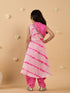 3-Piece Magenta Embroidery Dhoti, Kurta And Shrug (DH25013308)