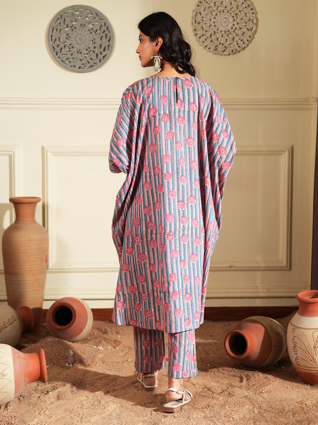 Geometric Printed Cotton Co-Ord Set