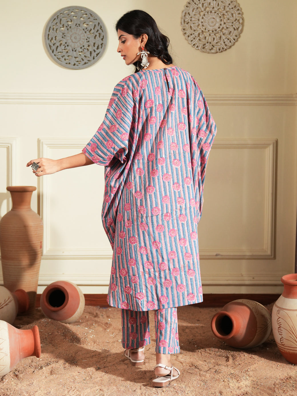 Geometric Printed Cotton Co-Ord Set