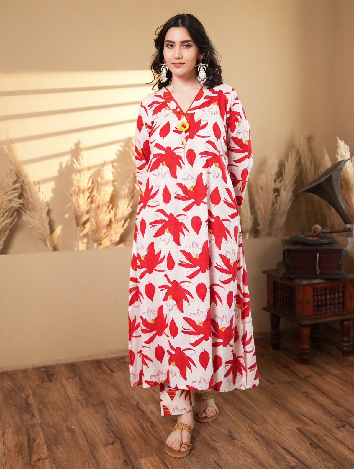 Floral Print Cotton Co-ord Set