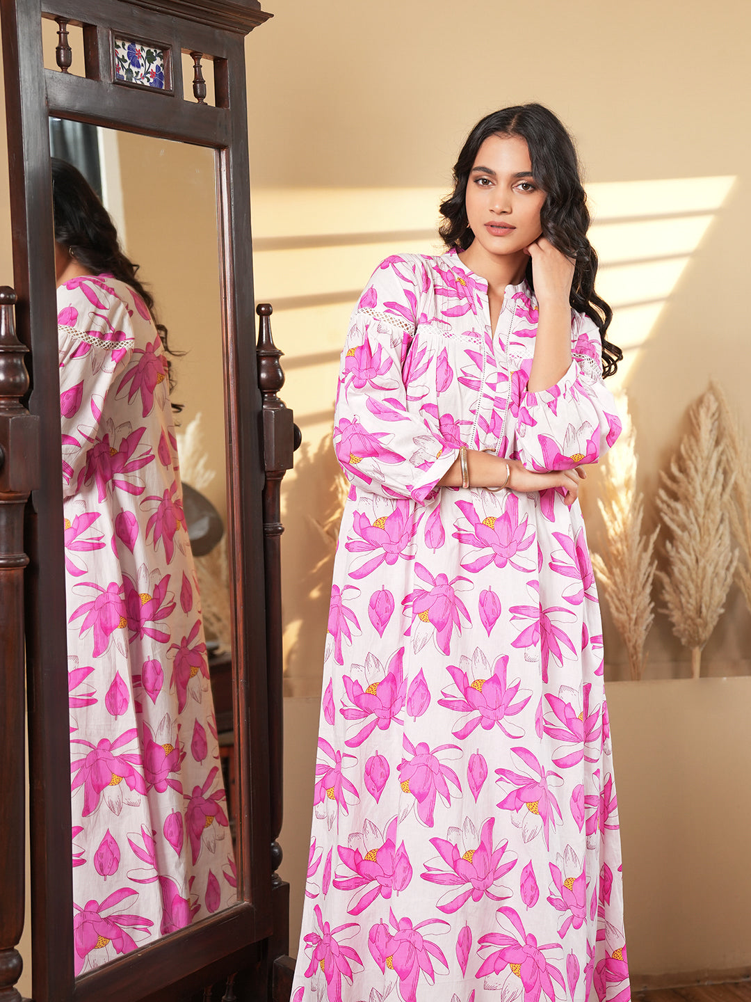 Floral Print Cotton Co-ord Set