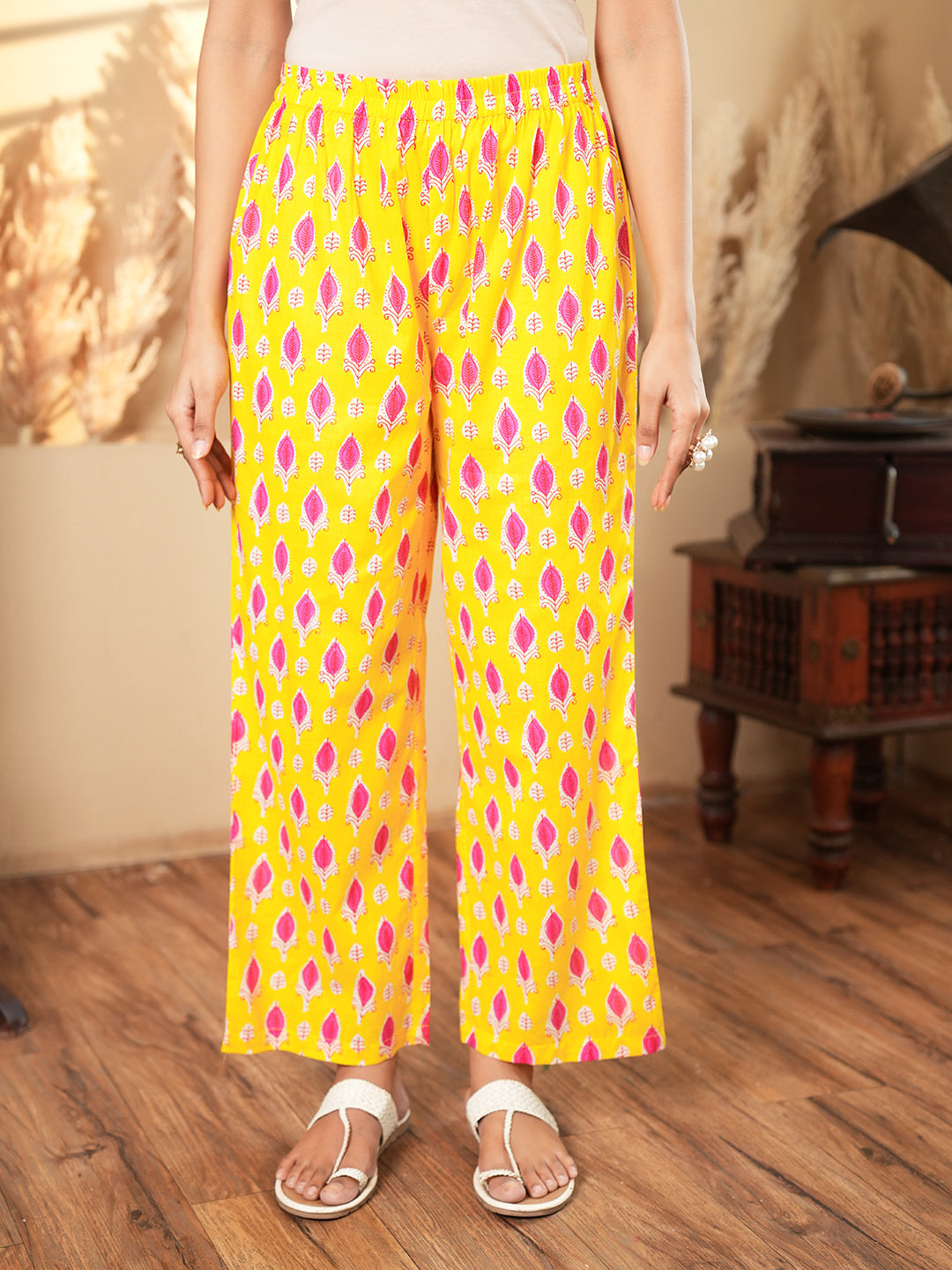 White Asymmetrical Hem Kurta Set