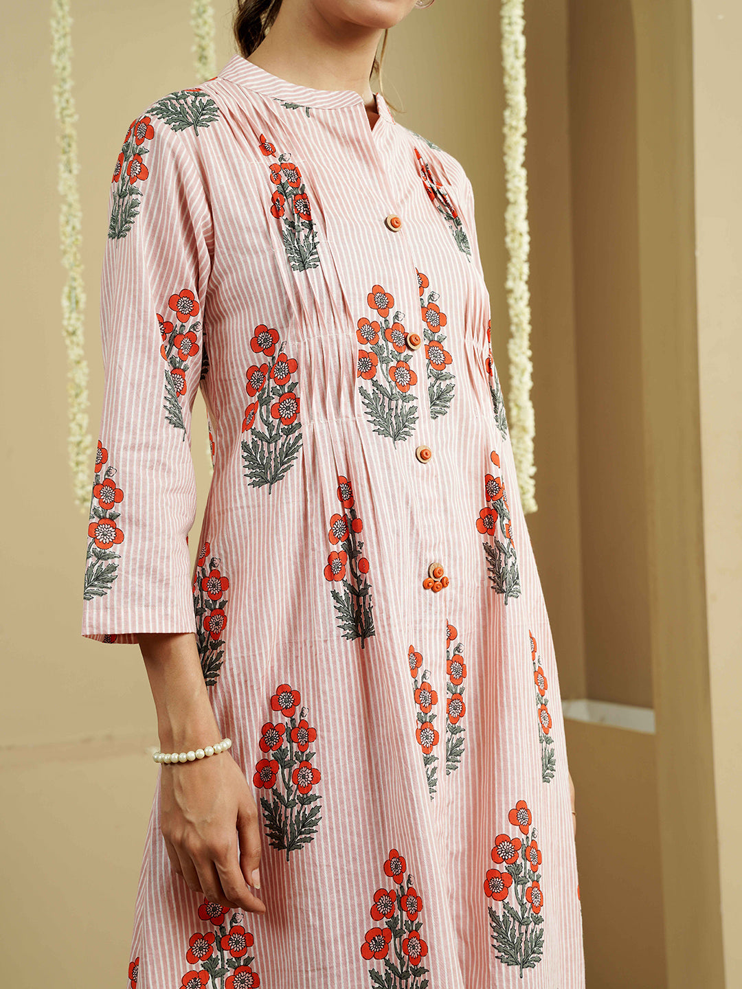 Floral Printed Cotton Co-Ord Set