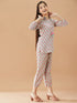 Girls Printed Pure Cotton Tunic With Trousers (IW-BLUEBOOTICOORD)