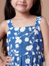 Girls Floral Print Fit & Flare Midi Dress (IW-BLUEPRINT)