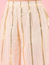 Girls Striped Palazzos (IW-GOLDENLUREX)