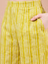 Girls Top with Palazzos (IW-LIMECOORD)