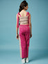 Girls Floral Printed Pure Cotton Top with Trousers (IW-MAGENTAIKKAT)