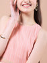 Girls Striped Basic Jumpsuit with Embellished (IW-PEACHJUMPSUIT)