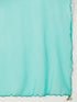 Girls Self Design Pure Cotton Tunic with Trousers (IW-TEALSCHIFFILY)