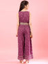 Girls Printed Basic Jumpsuit with Embellished (IW-WINEDOBBY)