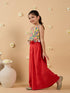 2-Piece Red Top & Palazzo Set (IW25007705)