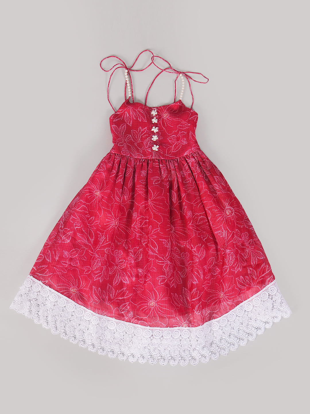 Pspeaches Magenta Kota Dress (IW25010408)