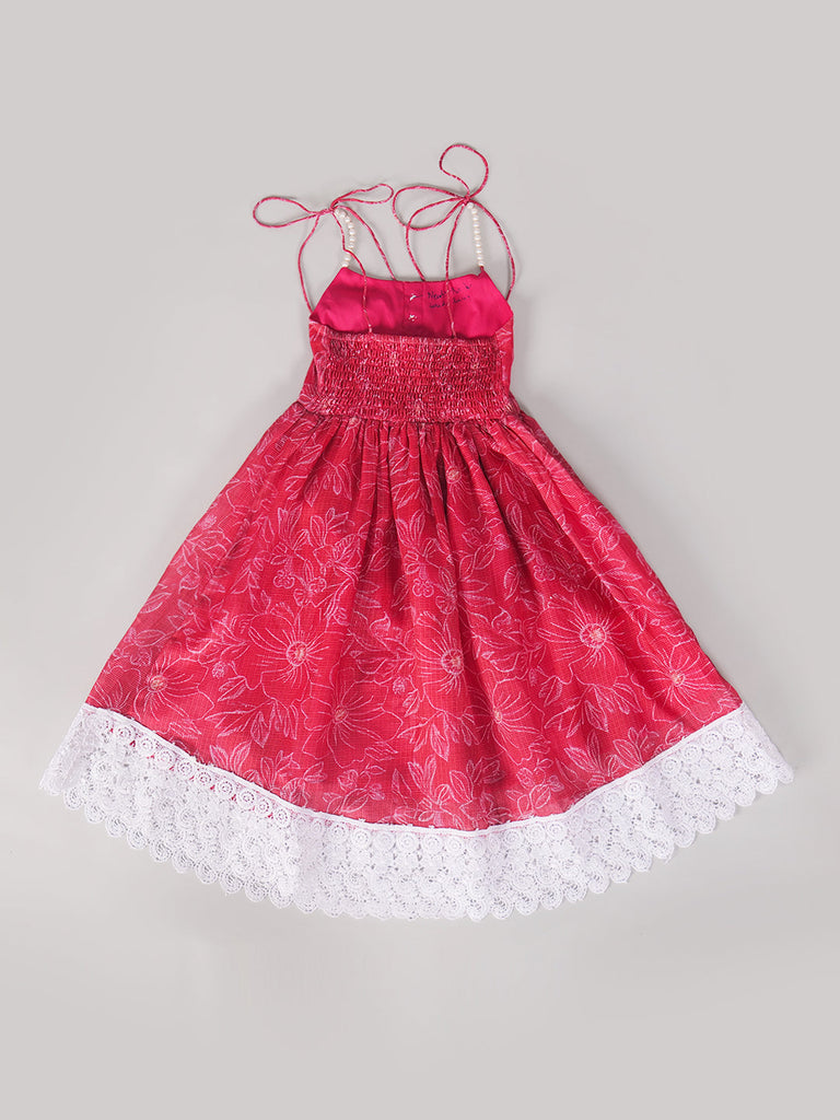 Pspeaches Magenta Kota Dress (IW25010408)