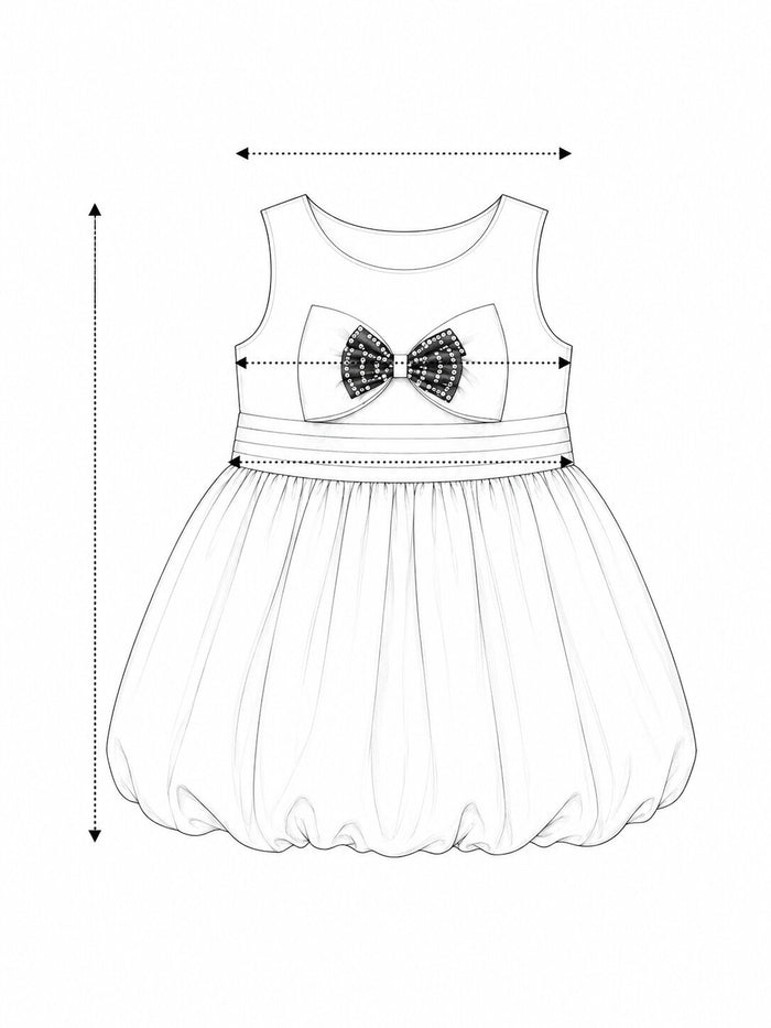 Pspeaches Baby Girl Grey Ethnic Solid Taffeta Flared Dress ( Sku-Ing-D-Greybowdress ) size chart