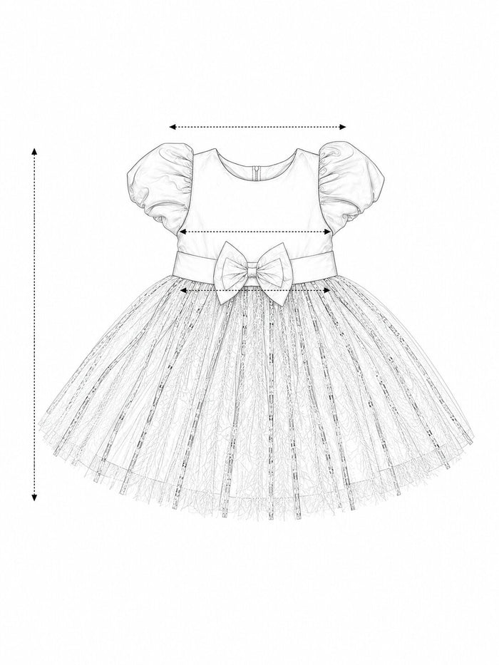 Pspeaches Baby Girl Mint Green Ethnic Solid Satin Flared Dress ( Sku-Ing-D-Satinmintdress ) size chart
