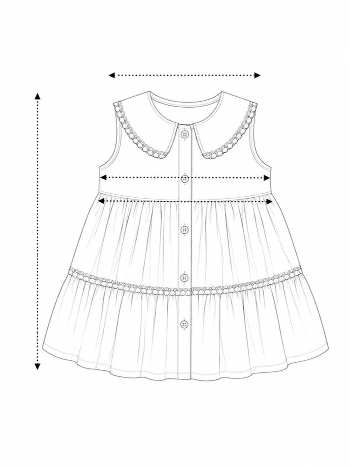 Pspeaches Baby Girl Grey Ethnic Solid Cotton Flared Dress ( Sku-Ing-D-Shamreydress ) size chart