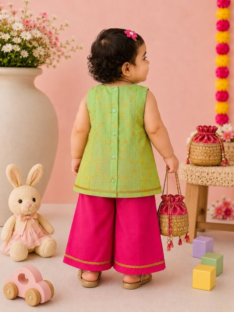Pspeaches Baby Girl Mint Green