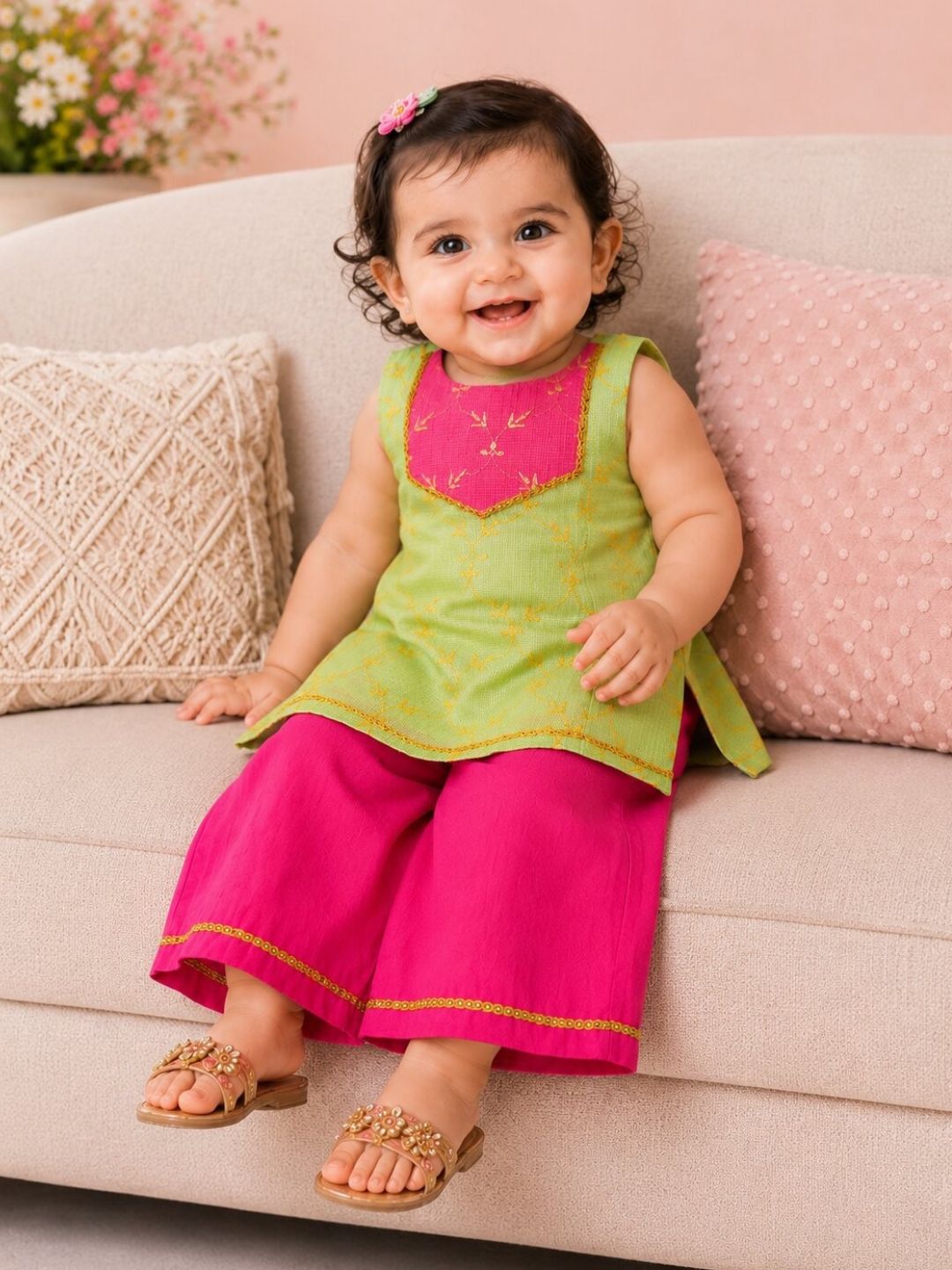 Pspeaches Baby Girl Mint Green