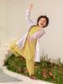 Boys Ethnic Motifs Printed Pure Cotton Kurta with Pyjamas & Nahru Jacket (KP-BLACKSTRIPE)