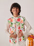 Boys Printed Regular Kurta With Pyjamas (KP-FLORALJACKET)