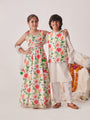 Boys Printed Regular Kurta With Pyjamas (KP-FLORALJACKET)