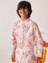 Boys Floral Printed Regular Kurta With Pyjamas (KP-FLORALPINKFLAX)