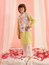 Boys Striped Regular Kurta With Pyjamas (KP-LTPURPLEJACKET)