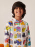 Boys Printed Regular Kurta With Dhoti Pants (KP-MULTIHATHI)