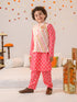 Boys Ethnic Motifs Printed Pure Cotton Kurta with Pyjamas & Nahru Jacket (KP-MULTISTRIPE)