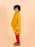 Pspeaches
Boys Mustard Yellow Floral Pure Cotton Kurti with Trousers & Dupatta (KP-mustardcowl)