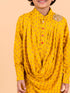 Pspeaches
Boys Mustard Yellow Floral Pure Cotton Kurti with Trousers & Dupatta (KP-mustardcowl)