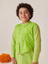 Boys Striped Regular Kurta With Pyjamas (KP-PARROTGREEN)