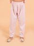 Kids-Boys Pink Floral Printed Pure Cotton Kurta with Trousers and Nehru Jacket (kp-pinkggt)