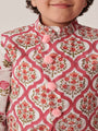 Boys Floral Printed Regular Kurta With Pyjamas (KP-ROSE)