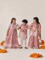 Boys Floral Printed Regular Kurta With Pyjamas (KP-ROSE)