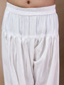 Boys Regular Kurta With Pyjamas (KP-WHITEMULTILACE)