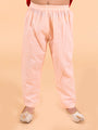 Boys Red Floral Layered Pure Cotton Kurta Pyjama With Jacket (KP-Redfloral)