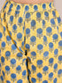 Girls Floral Printed Empire A-Line Pure Cotton Kurta with Trousers & Dupatta (KS-BLUESUNFLOWER)