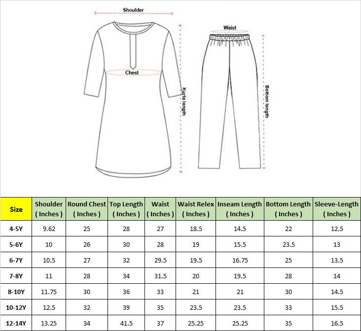 Pspeaches Girls Blue & White Printed Cotton A-Line Kurta & Pant With Dupatta ( Sku-Ks-Bluewhiteorganza )