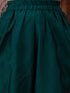 Pspeaches Girls Floral Yoke Design Angrakha Gotta Patti A Line Kurta With Trousers & Dupatta (KS-GREENTAFETA)