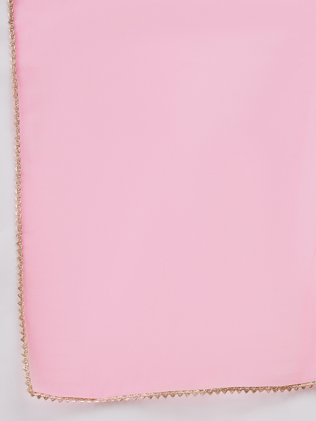 Girls Gotta Patti Detail Anarkali Velvet Kurta & Trousers With Dupatta (KS-GREENVELVET)