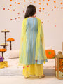 Girls Printed Regular Pure Cotton Kurta with Palazzos & Dupatta (KS-GREYLUREX)