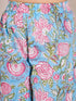 Girls Floral Printed Mandarin Collar Pure Cotton Kurta with Salwar (KS-MAGENTAAPRON)