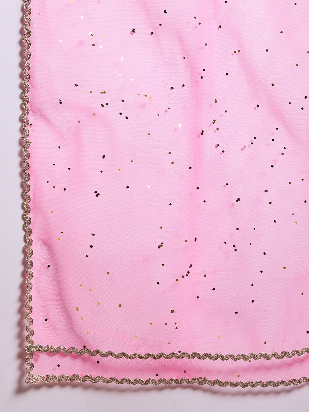 Pspeaches Girls Floral Embroidered Sequinned Velvet Kurta With Trouser & Dupatta (KS-NAVYVELVET)